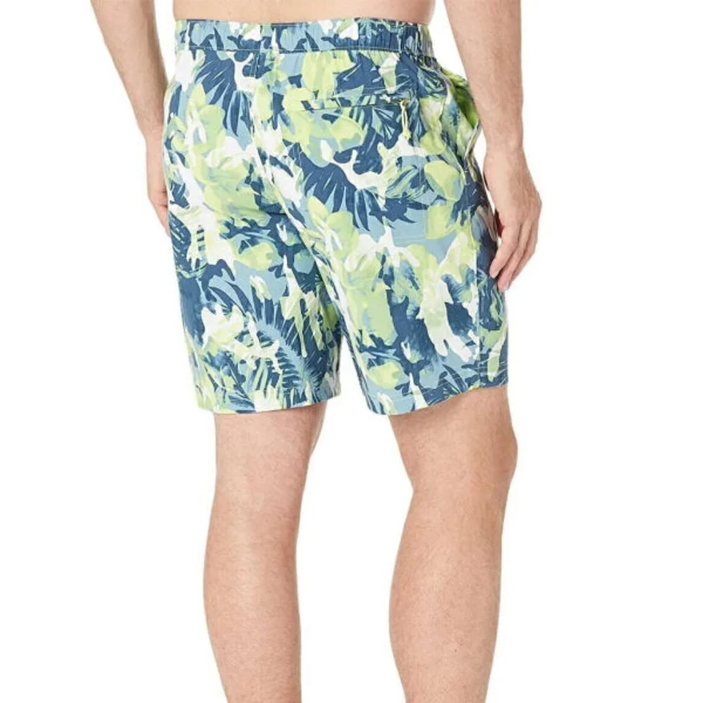 The North Face Men's Size XL Swim Trunks Floral Camo Green 7